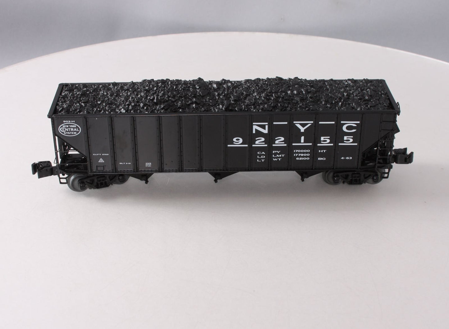 Lionel 6-27478 New York Central 3-Bay Open Hopper #922155