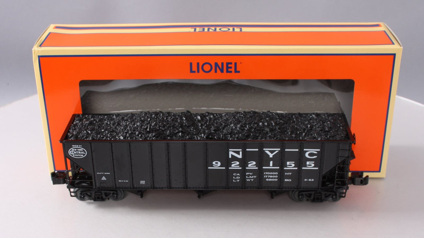 Lionel 6-27478 New York Central 3-Bay Open Hopper #922155