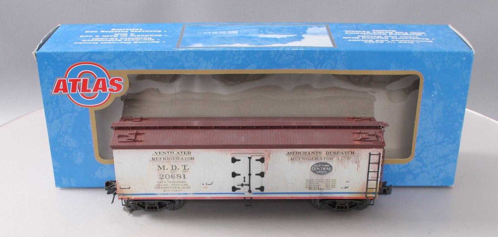 Atlas 6700 O Gauge Refrigerator Car