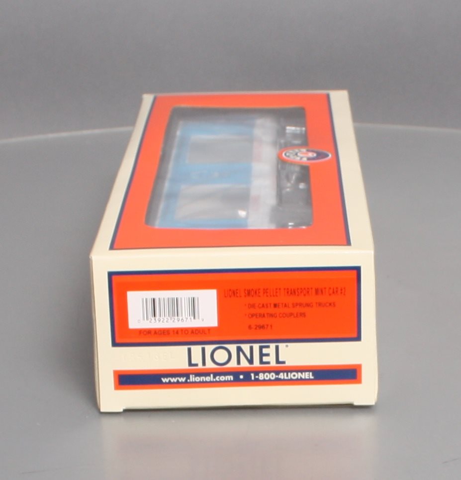 Lionel 6-29671 O Gauge Smoke Pellet Transportation Mint Car