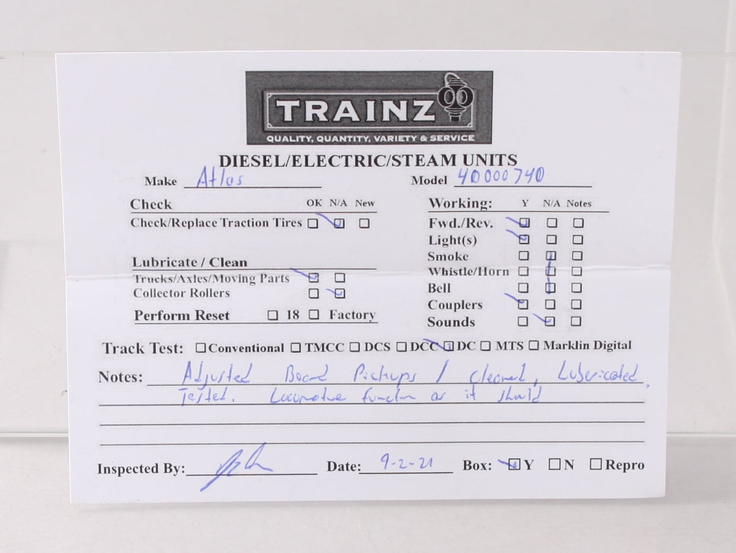 Atlas 40000740 N GP35, CR #2268