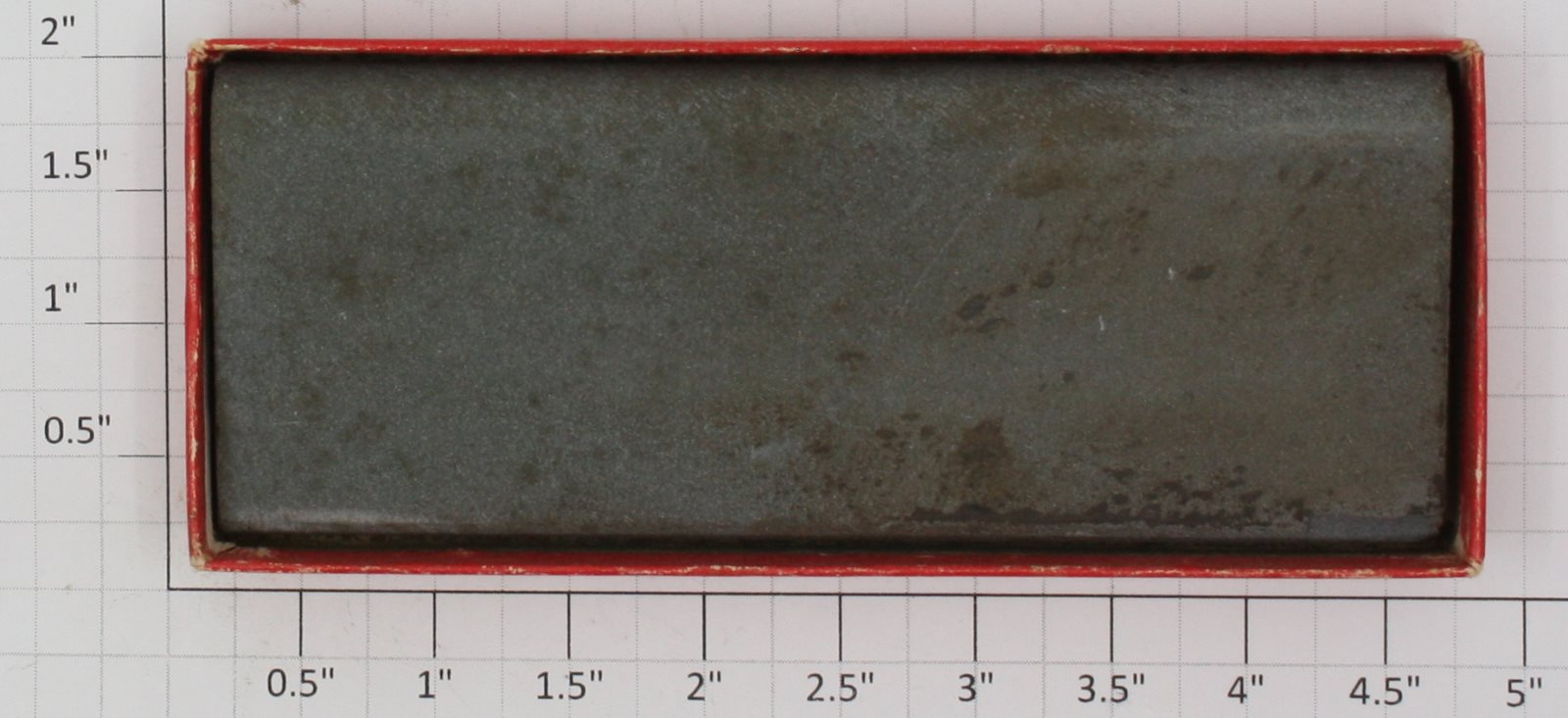 Atlas 183 Carborundum Vintage Fine Sharpening Slip Stone w/ Original Box