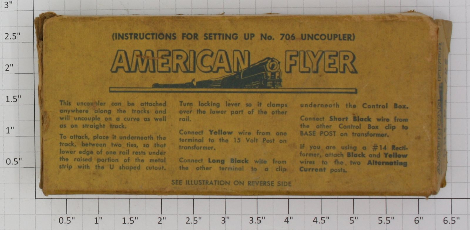 American Flyer 706 Remote Uncoupler in Separate Sale Box