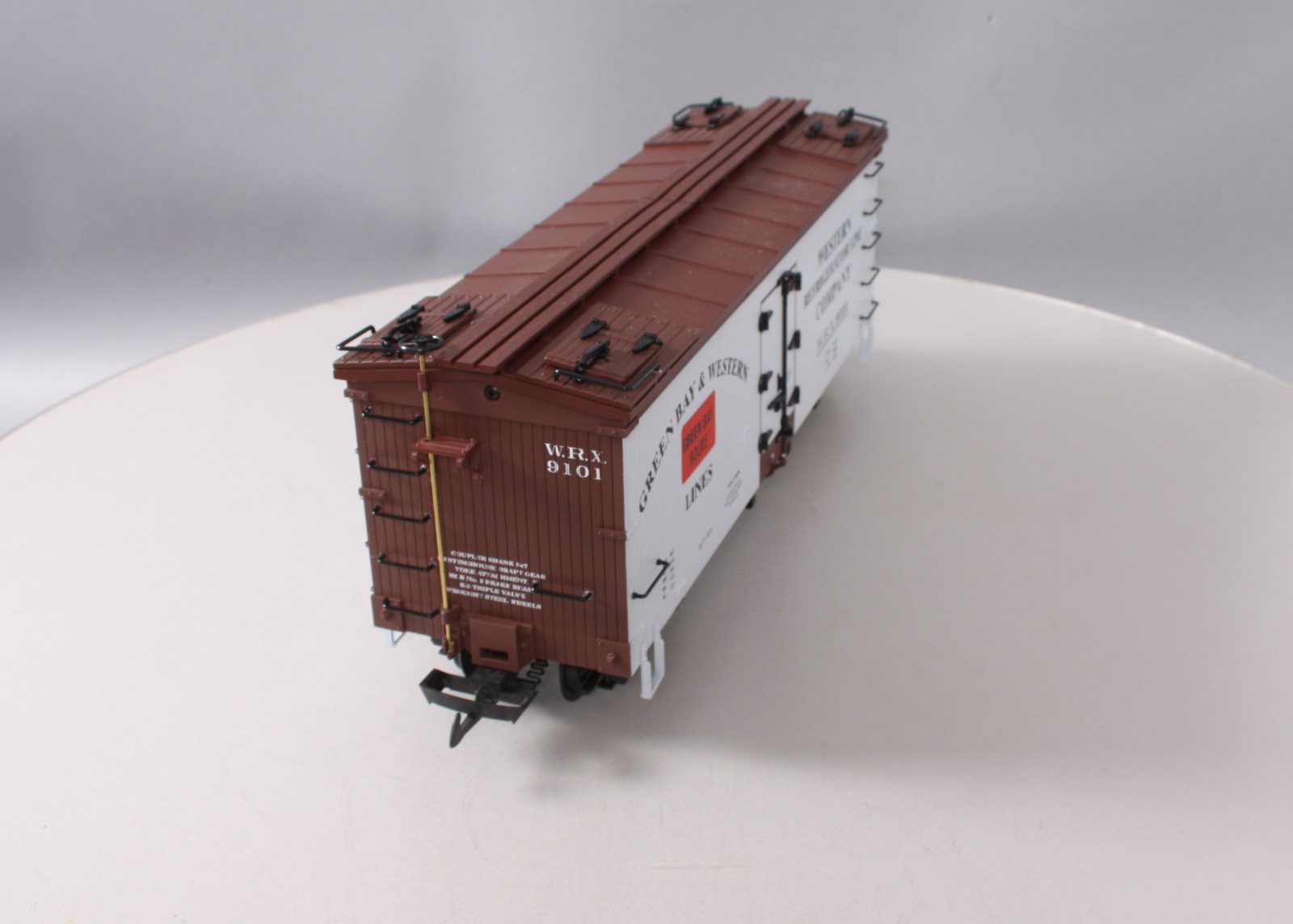 USA Trains R16493B G Green Bay & Western U.S. Refrigerator Cars #9101