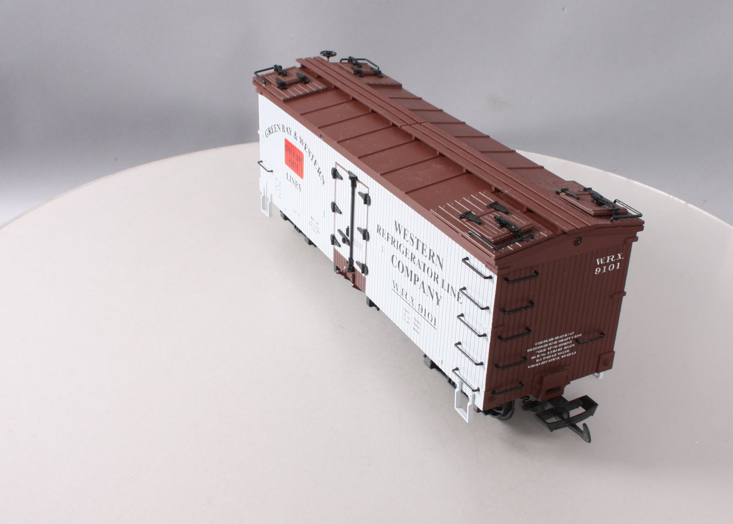 USA Trains R16493B G Green Bay & Western U.S. Refrigerator Cars #9101