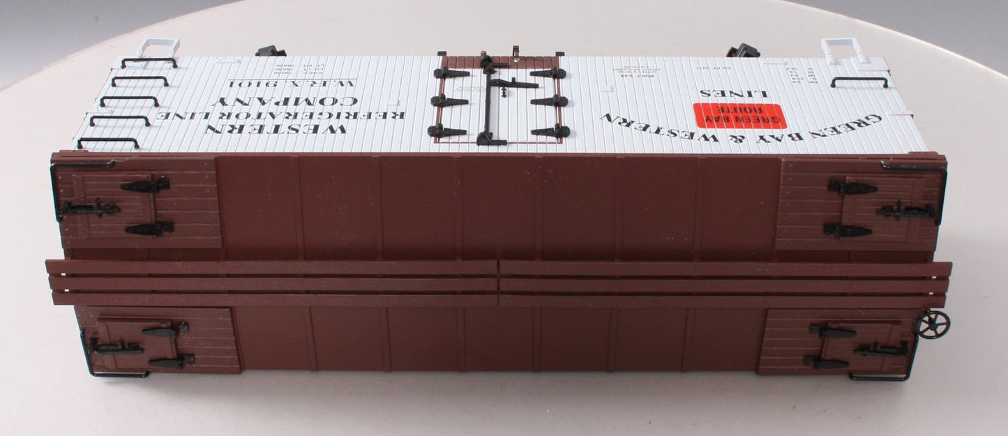 USA Trains R16493B G Green Bay & Western U.S. Refrigerator Cars #9101