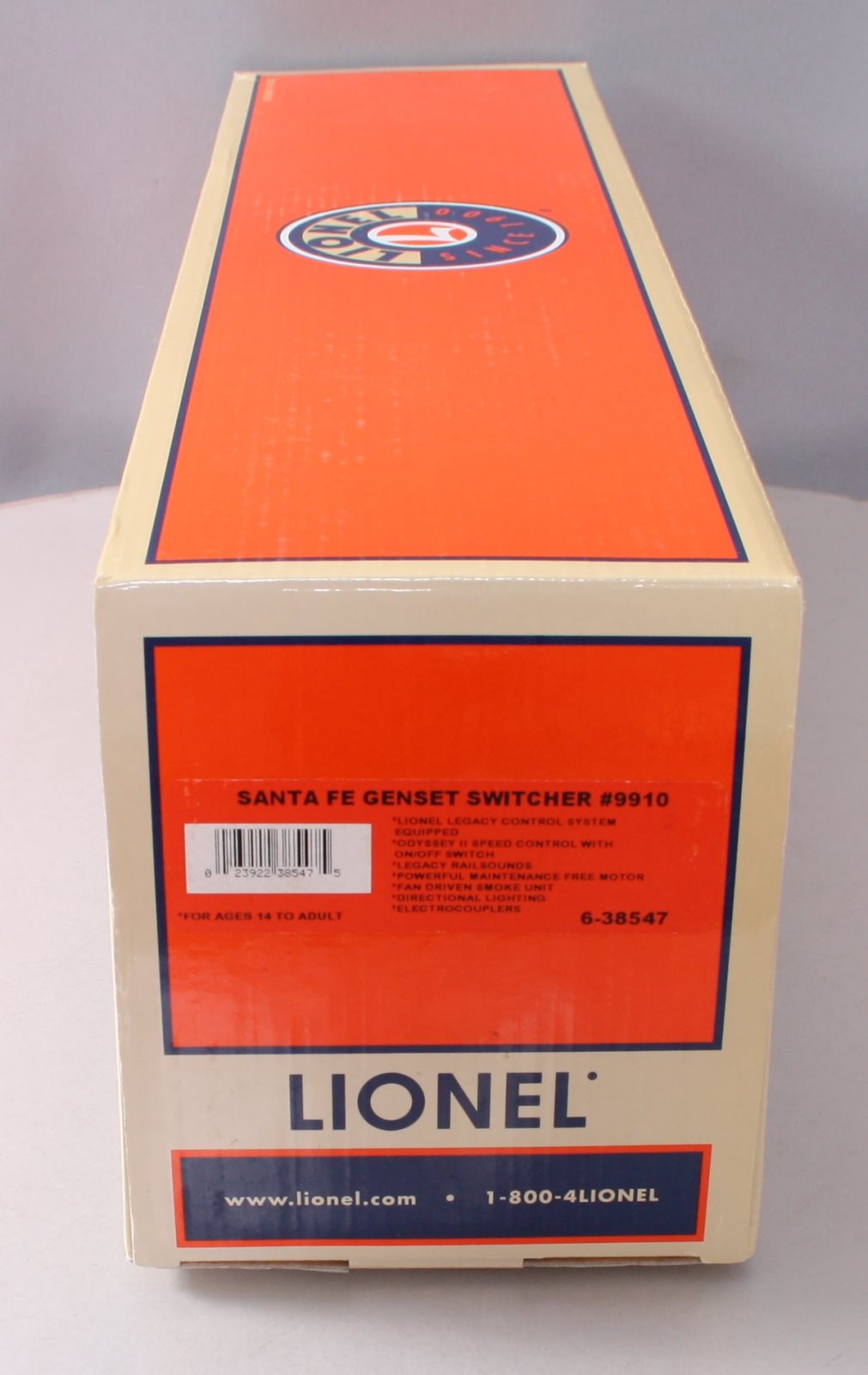 Lionel 6-38547 Santa Fe Legacy Warbonnet Genset Diesel Switcher #9910