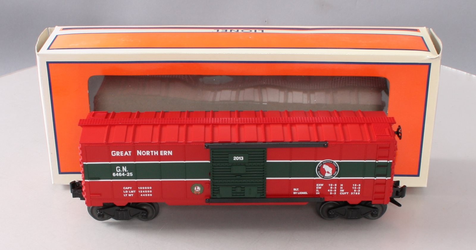 Lionel 6-27948 O Gauge Great Northern Christmas Boxcar #6464-25