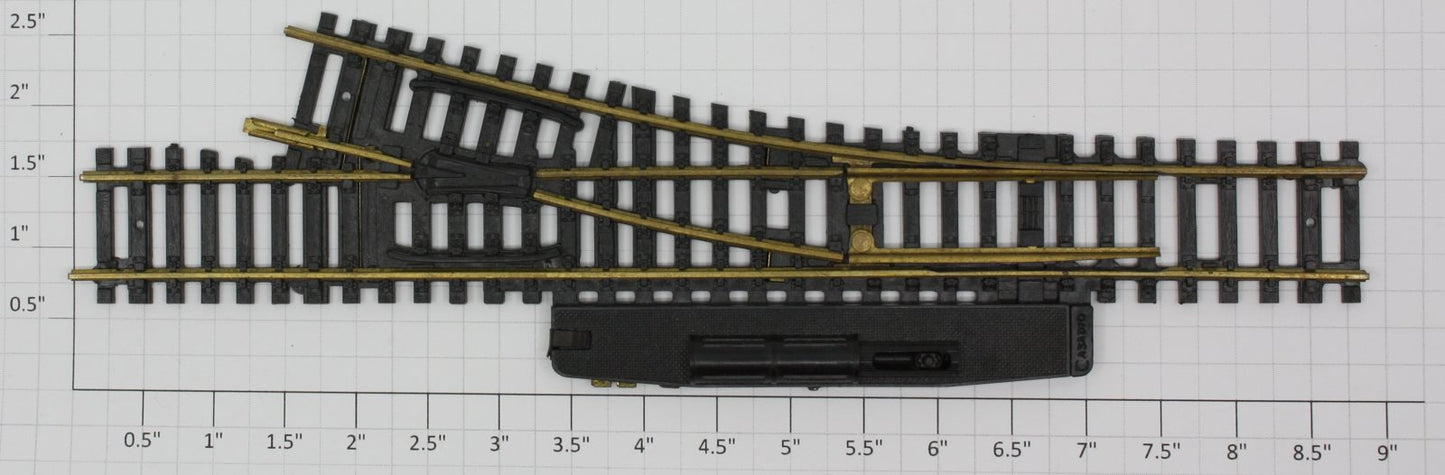Acme 100X-1148RH Casadio HO Scale Code 100 No. 4 RH Switch Assembly w/ Spades
