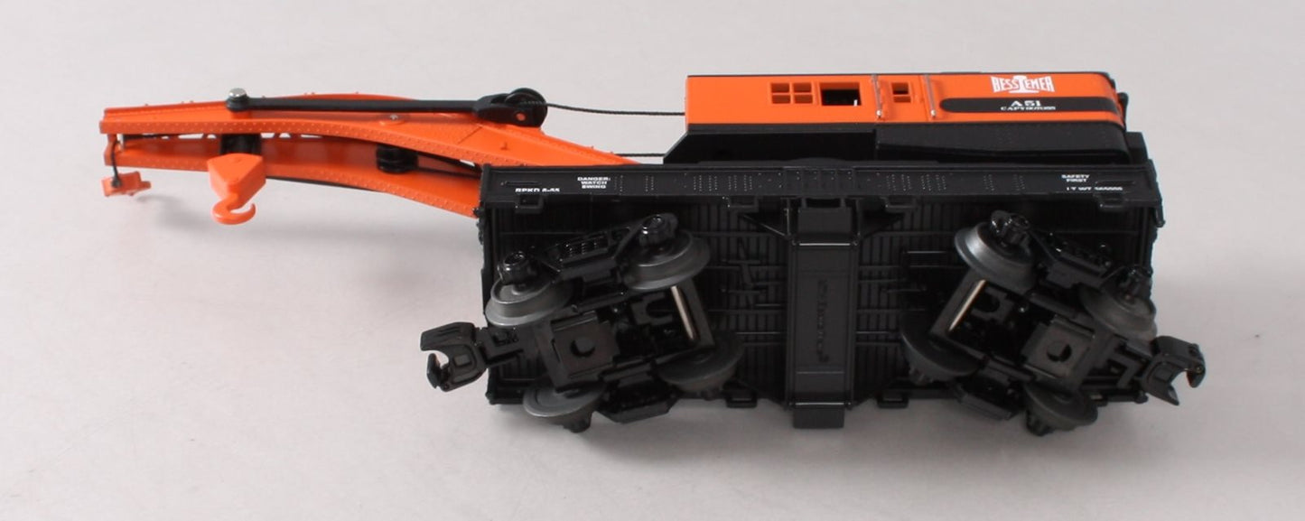 MTH 30-79288 CRANE CAR BESSEMER & LAKE ERIE