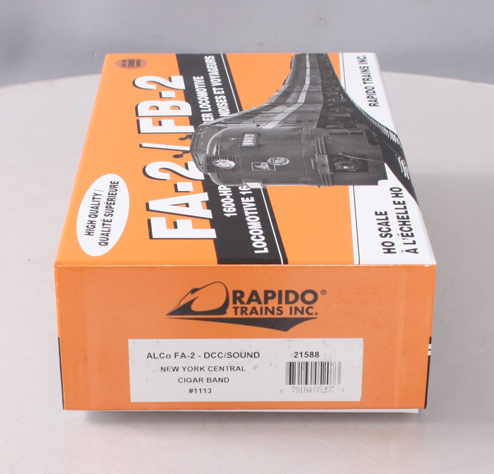 Rapido 21588 HO New York Central ALCo FA-2 Cigar Band Diesel Locomotive (DCC)