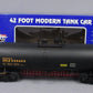 USA Trains R15252 G UTLX 42' Modern Tank Car (Black, Yellow Printing)