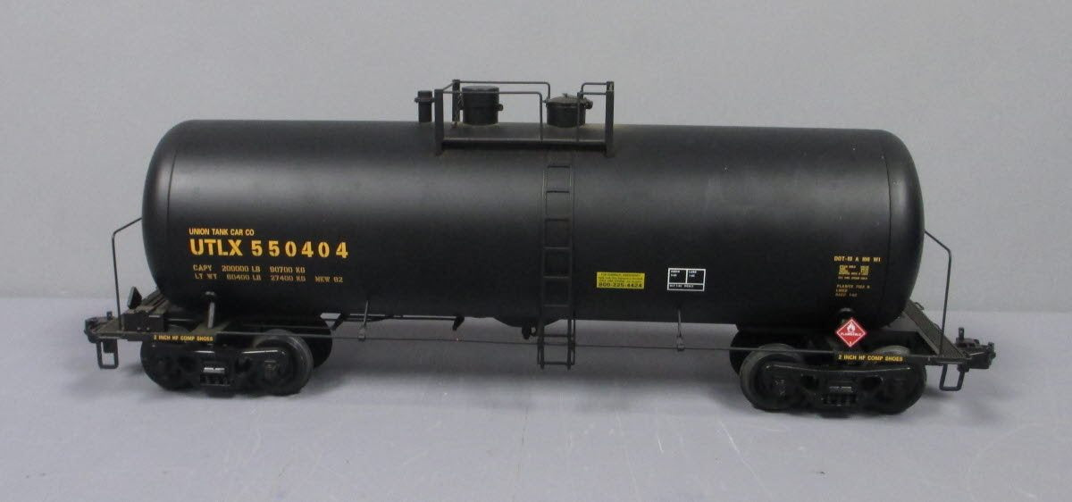 USA Trains R15252 G UTLX 42' Modern Tank Car (Black, Yellow Printing)