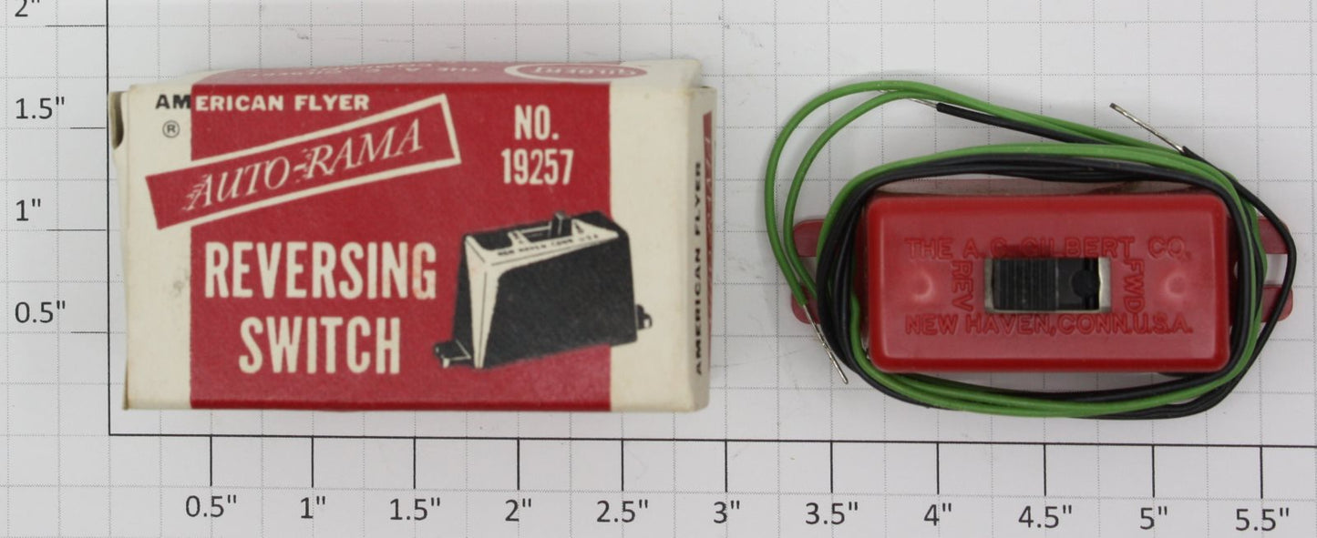 American Flyer 19257 Autorama Slot Car Reversing Switch in Original Package