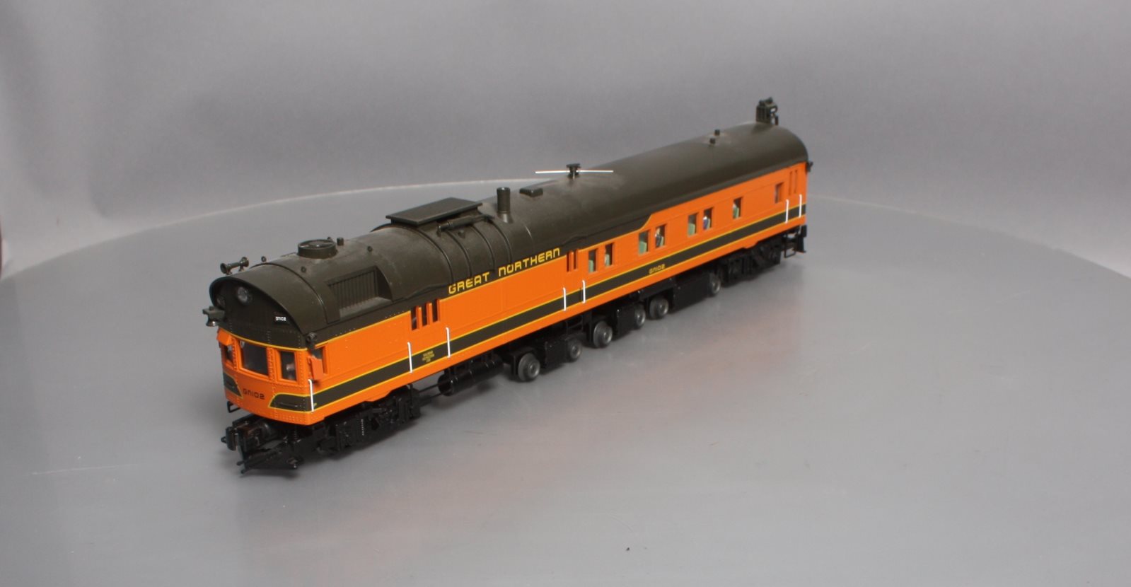 MTH 20-20339-1 Great Northern DC-3 Rail Inspection Car w/Proto-Sound 3.0 #GN 102