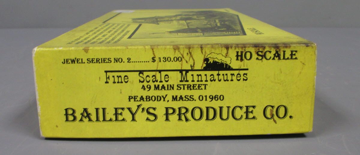Fine Scale Miniatures 2 HO Jewel Series No. 2 Bailey's Produce Co. Building Kit