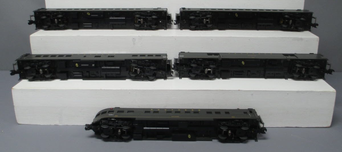 MTH 20-65149 O Southern 70' Streamlined ABS Smooth Passenger Set (Set of 5)