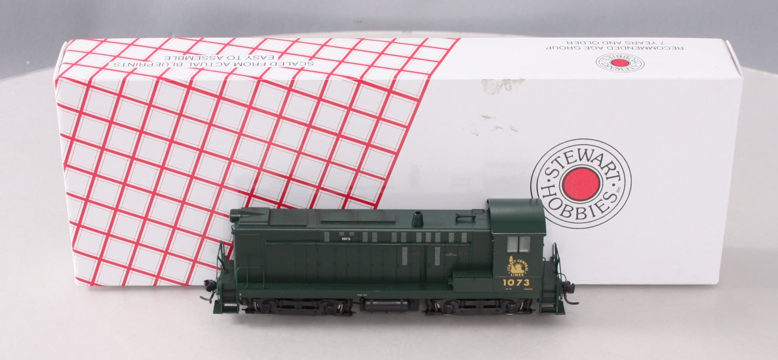 Stewart 4910 HO CNJ Baldwin S-12 Phase I Powered Diesel Switcher #2