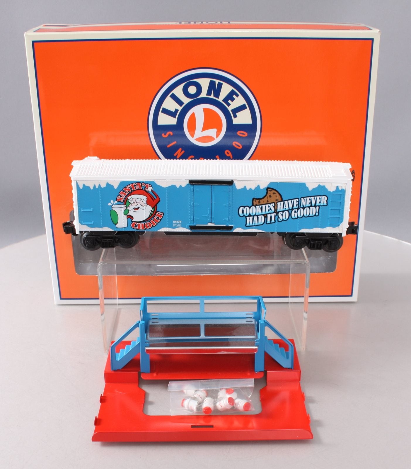 Lionel 6-84378 O Santa’s Choice Milk Car with Platform