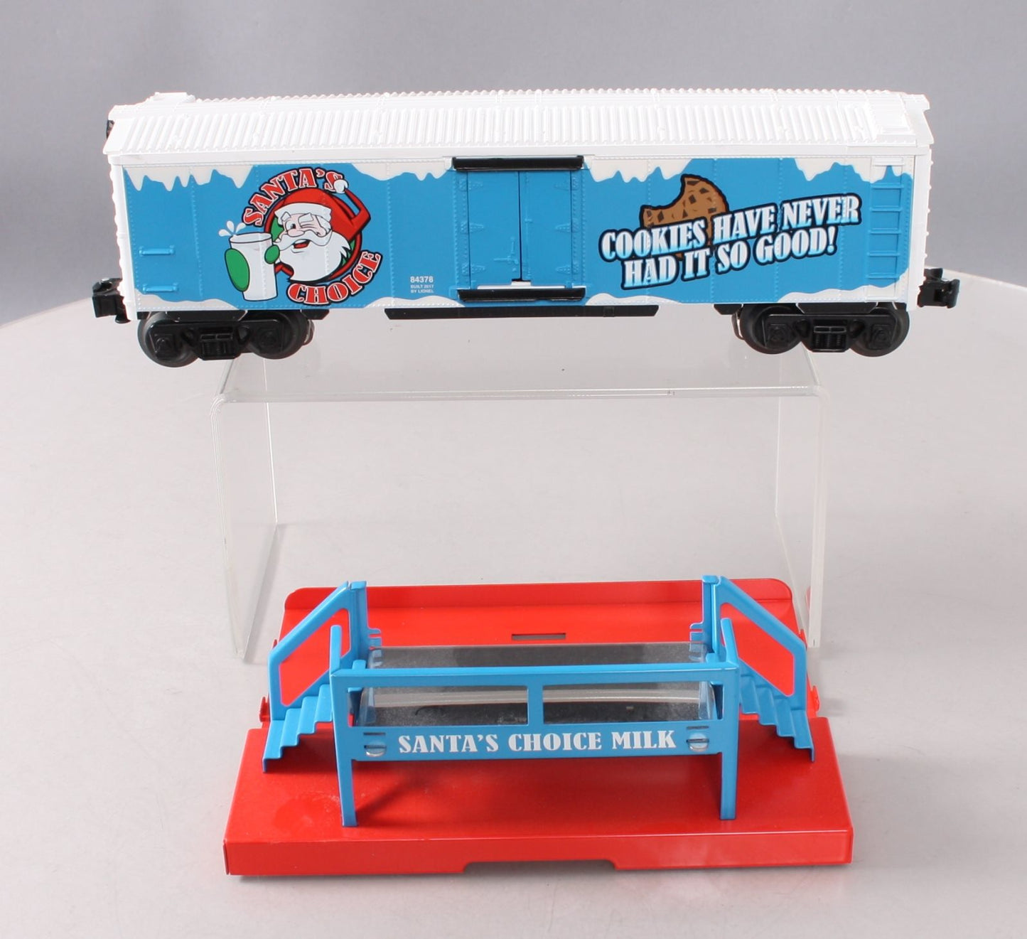 Lionel 6-84378 O Santa’s Choice Milk Car with Platform