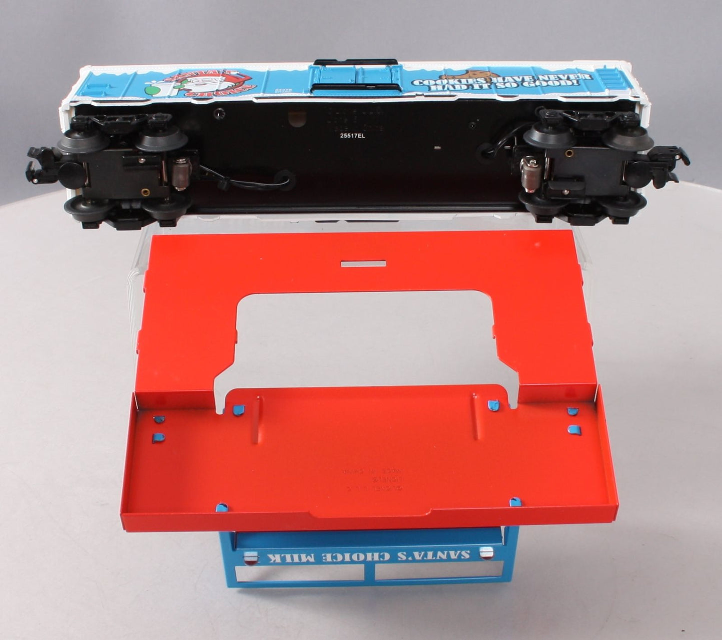 Lionel 6-84378 O Santa’s Choice Milk Car with Platform