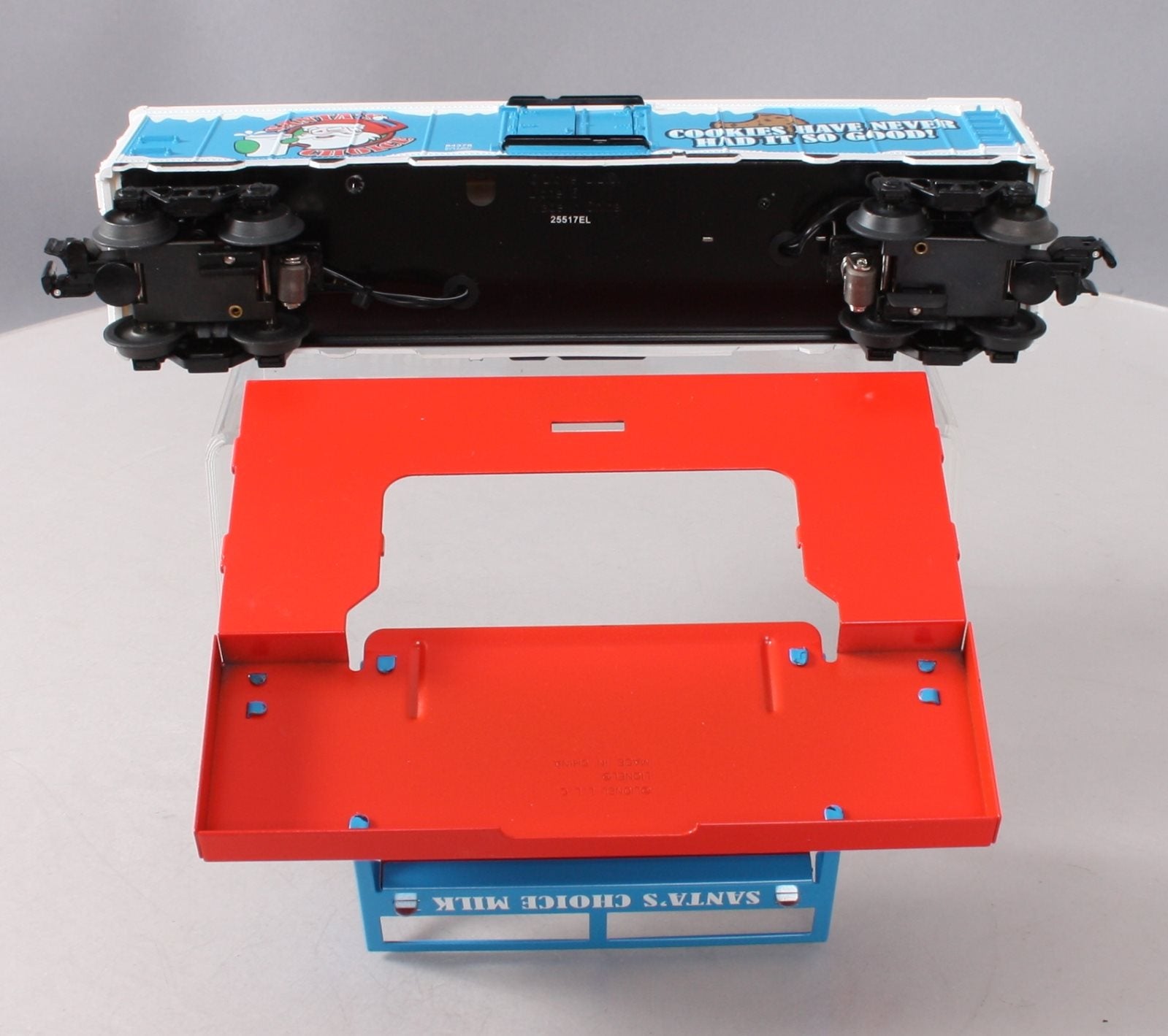 Lionel 6-84378 O Santa’s Choice Milk Car with Platform