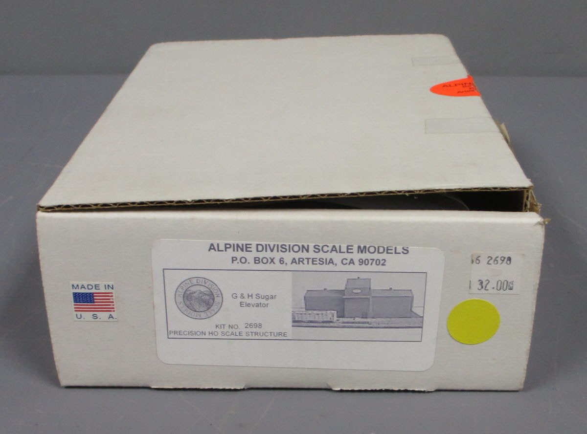 Alpine Division Scale Models 2698 HO Scale G&H Sugar Elevator Kit