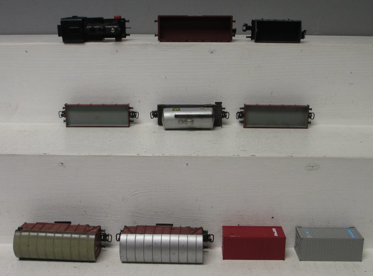 Marklin HO Scale Assorted Freight Cars (10)