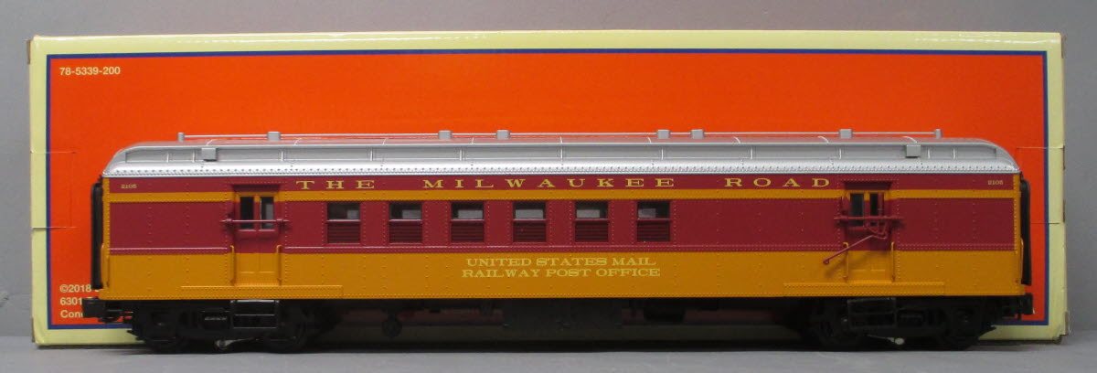 Lionel 6-85342 O Milwaukee Road Heavyweight RPO #2105 – Trainz