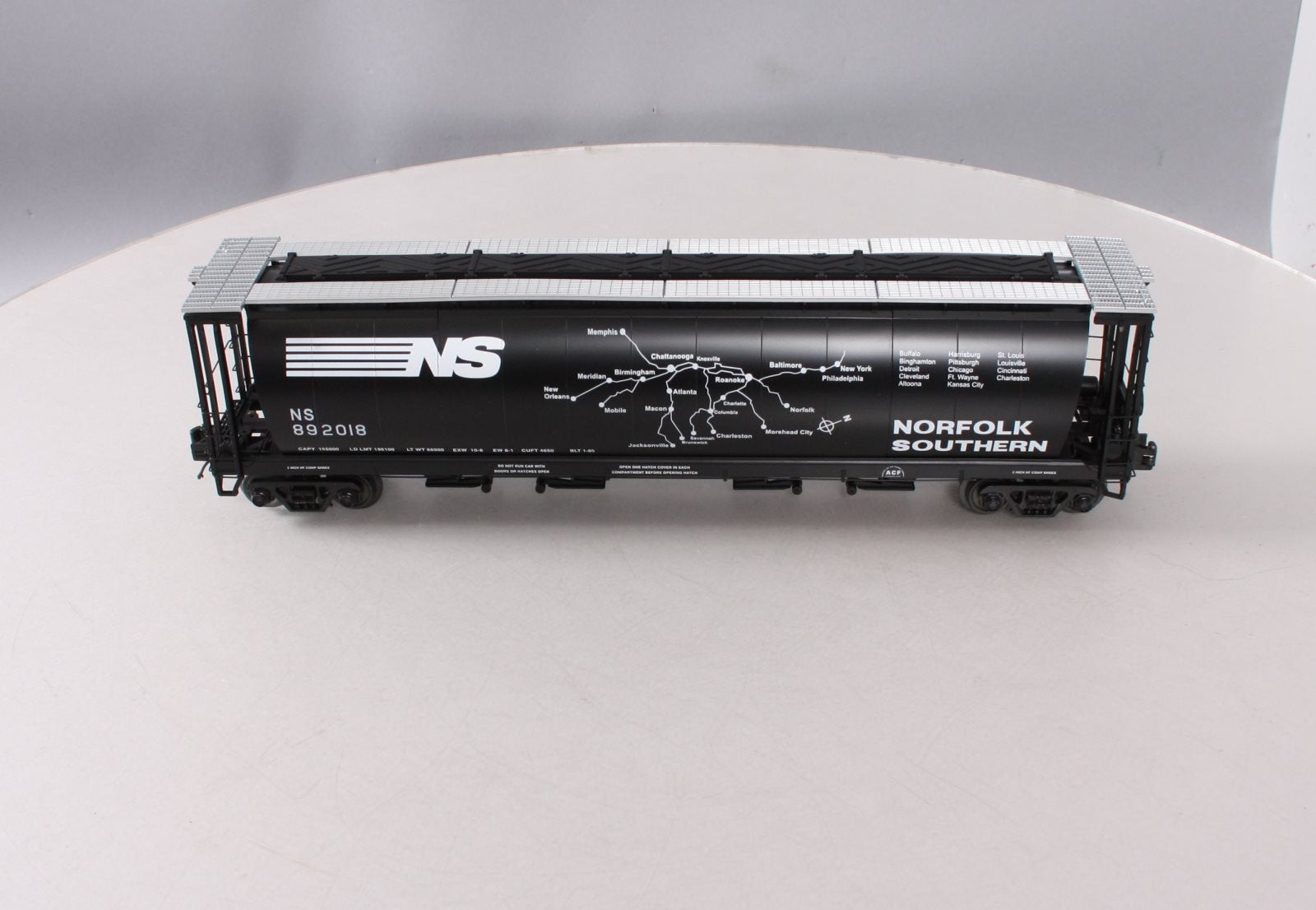 MTH 20-97889 O Norfolk Southern 100 Ton Hopper Car #892018