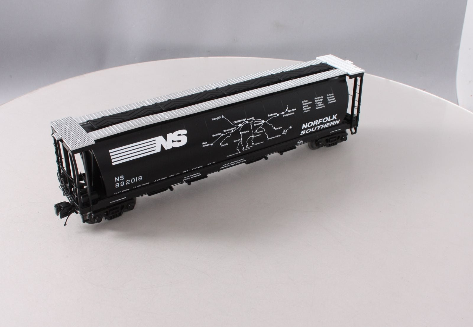 MTH 20-97889 O Norfolk Southern 100 Ton Hopper Car #892018