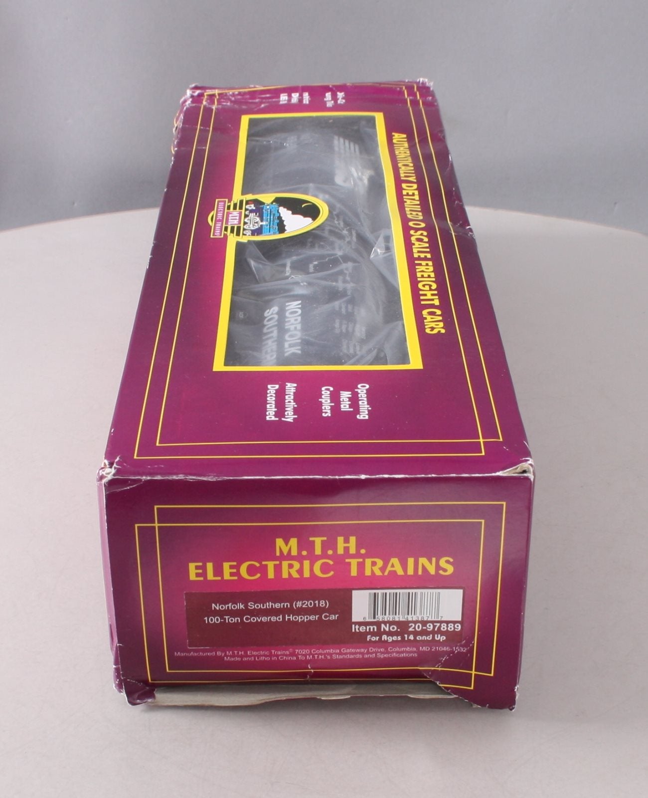 MTH 20-97889 O Norfolk Southern 100 Ton Hopper Car #892018