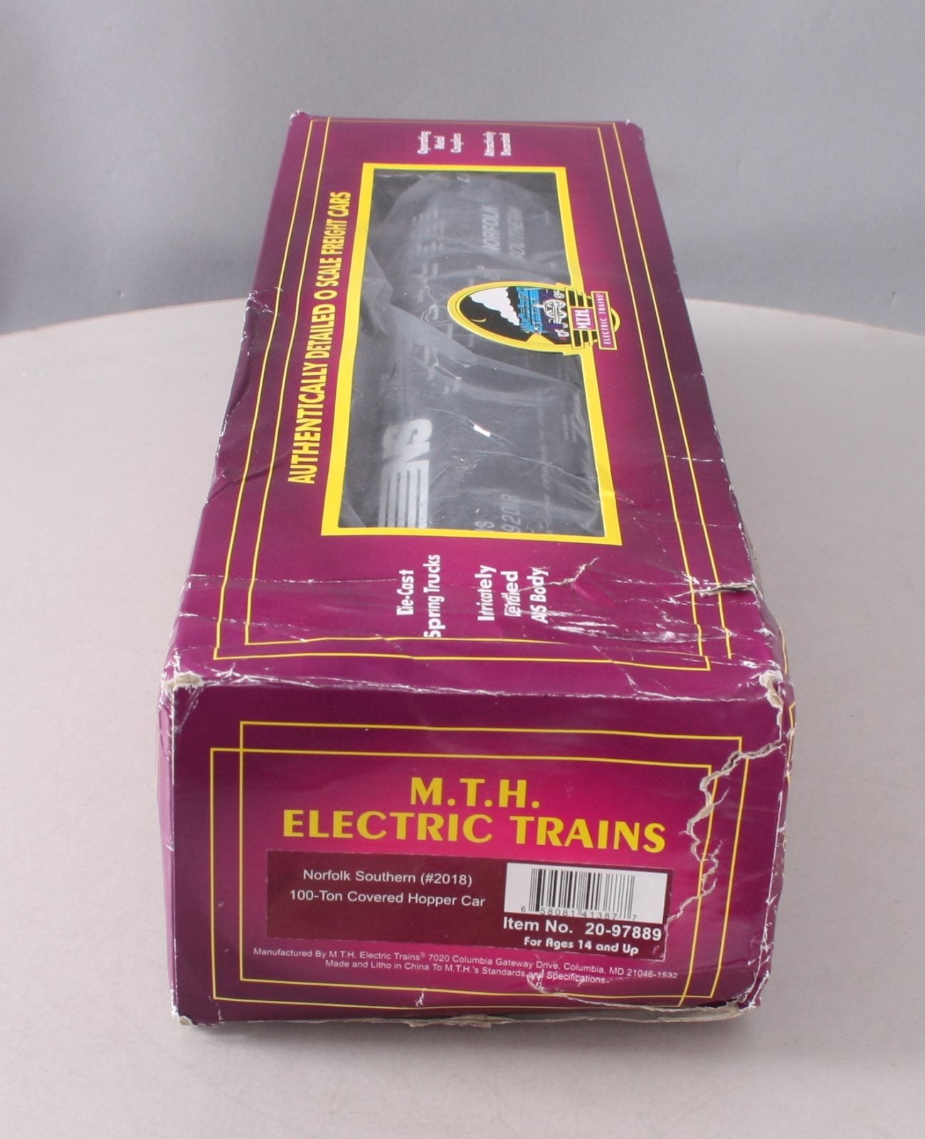 MTH 20-97889 O Norfolk Southern 100 Ton Hopper Car #892018
