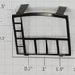 American Flyer AFO-484-10B Black Caboose End Rail