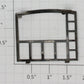 American Flyer AFO-484-10B Black Caboose End Rail