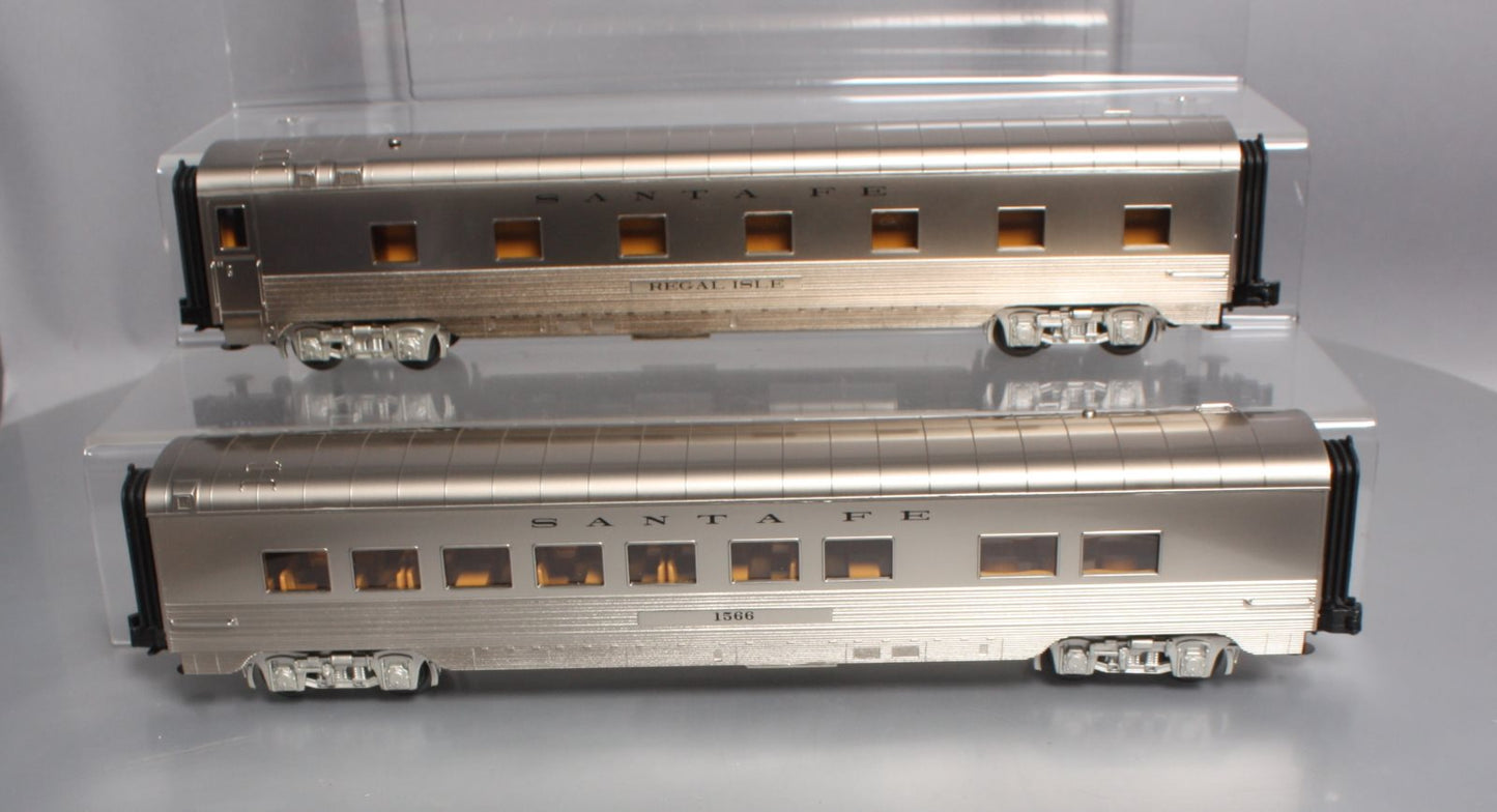 MTH 30-68124 O Santa Fe 2-Car 60' Streamlined Sleeper/Diner