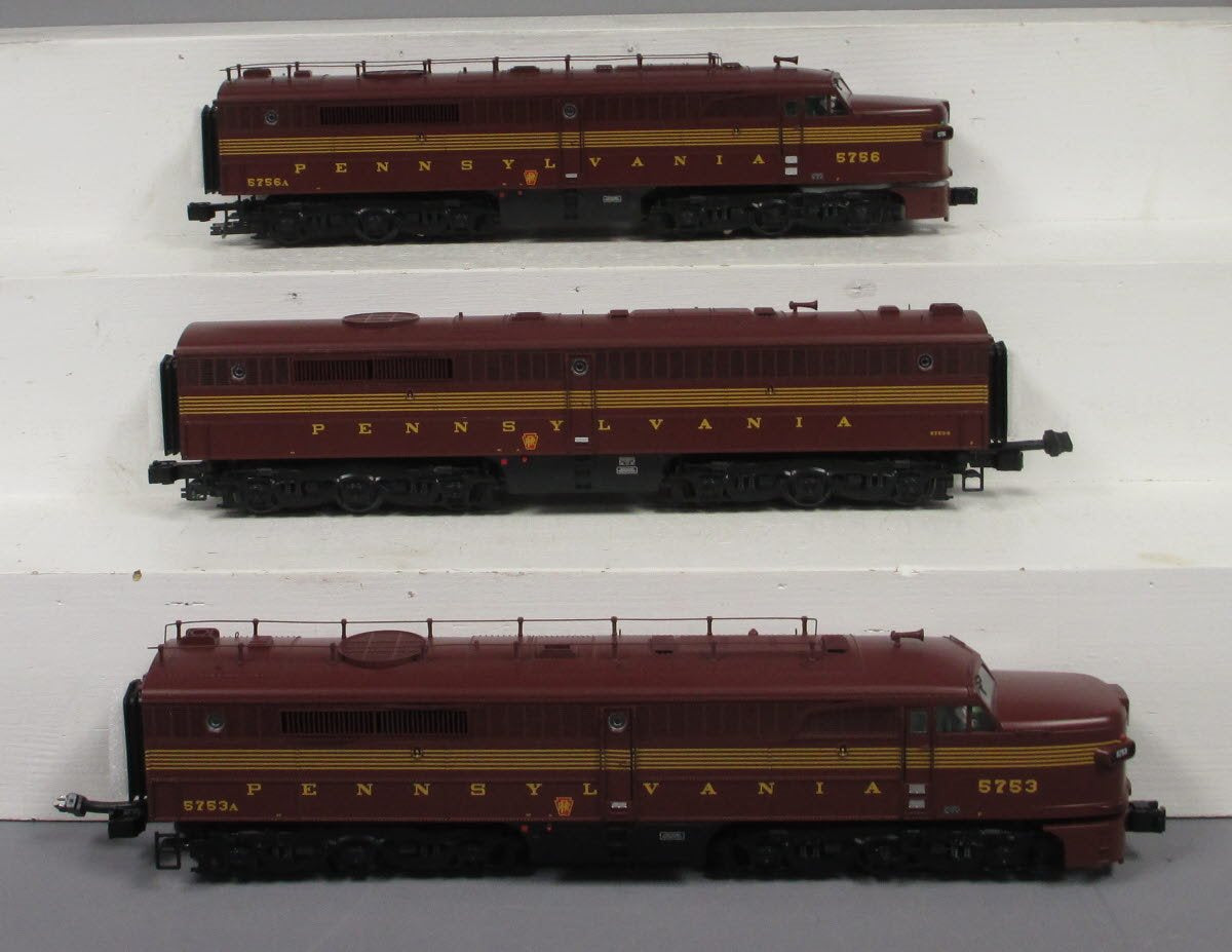 MTH 20-20308-1 PRR Alco PA ABA Diesel Engine Set w/PS 3.0 #5753/5756/5753B