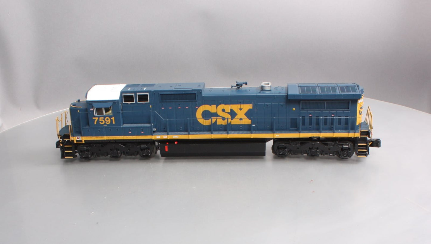 MTH 20-2948-3 CSX Dash-8 Narrow Nose Non-Powered Diesel Engine #7591