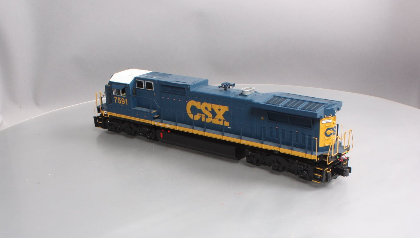 MTH 20-2948-3 CSX Dash-8 Narrow Nose Non-Powered Diesel Engine #7591
