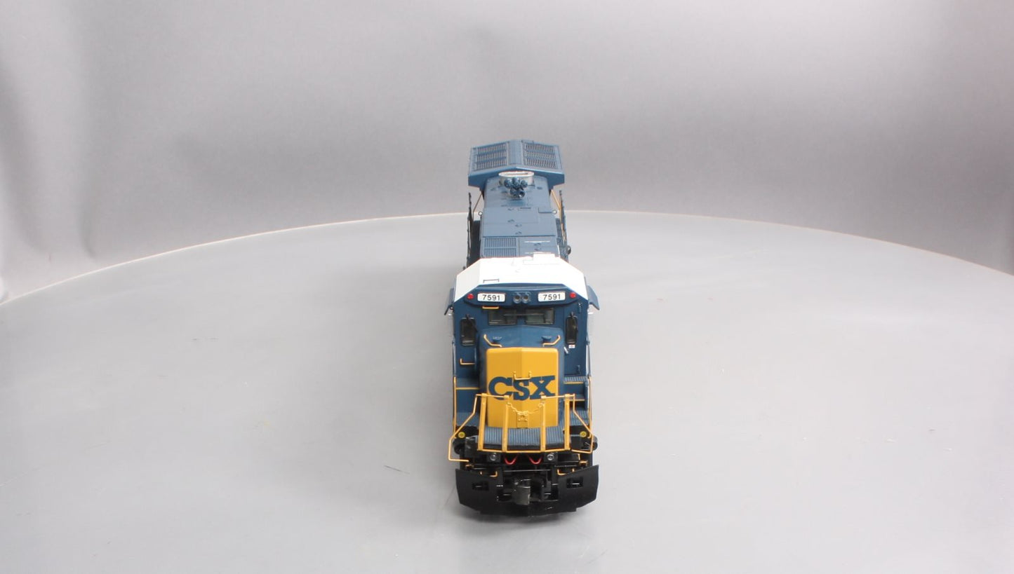 MTH 20-2948-3 CSX Dash-8 Narrow Nose Non-Powered Diesel Engine #7591
