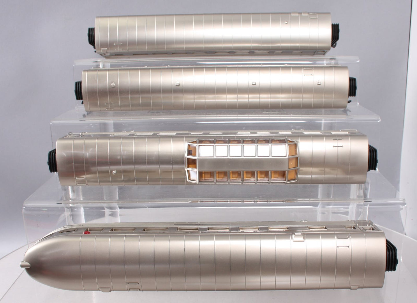 MTH 30-68123 O Santa Fe RailKing 60' Streamlined Passenger Car Set (Set of 4)