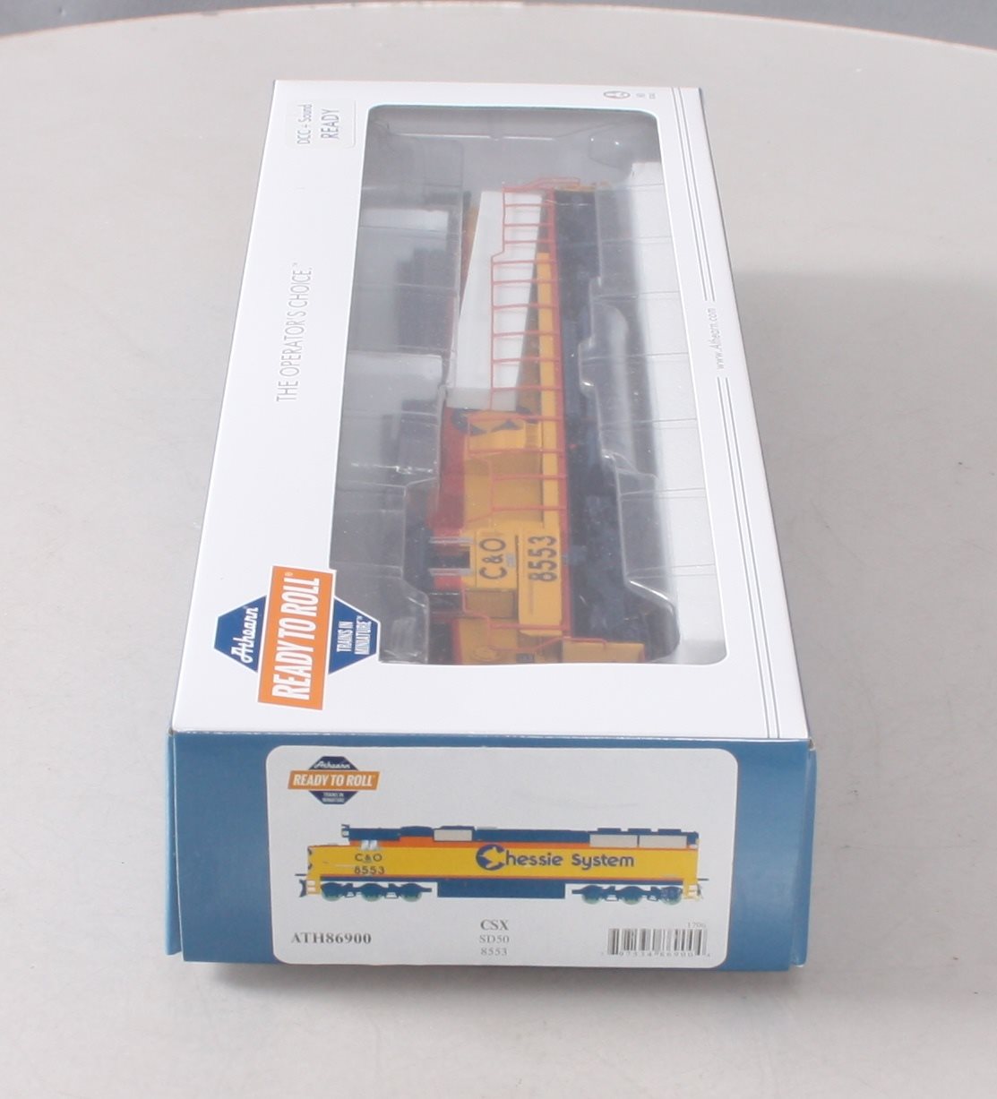 Athearn 86900 HO CSX/Chessie Patched RTR SD50 Diesel Locomotive #8553