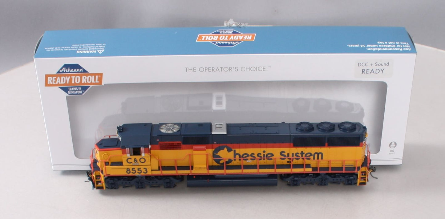 Athearn 86900 HO CSX/Chessie Patched RTR SD50 Diesel Locomotive #8553