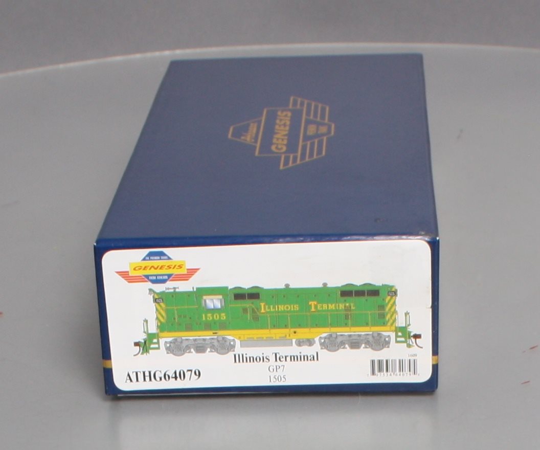 Athearn G64079 HO Illinois Terminal GP7 Diesel Locomotive #1505