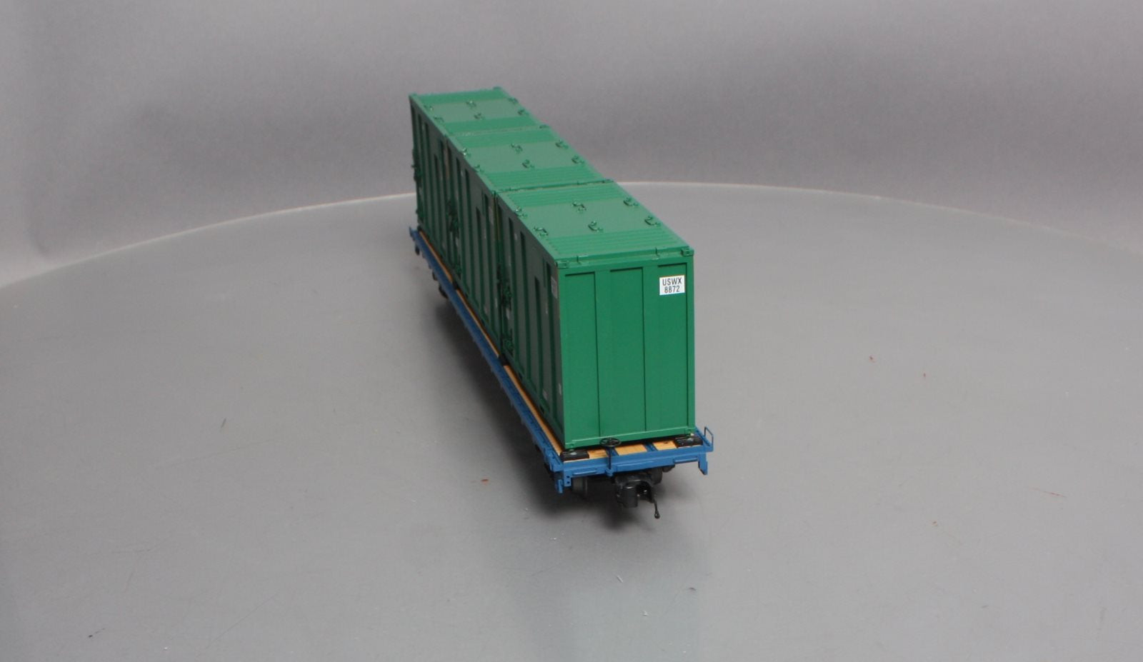 MTH 20-95257 O CSX 60' Flatcar w/Trash Containers