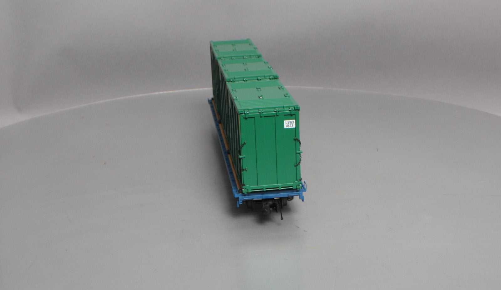 MTH 20-95257 O CSX 60' Flatcar w/Trash Containers