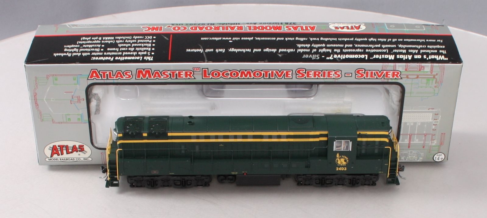 Atlas 7869 HO Trainmaster Phase 1b, CNJ #2403