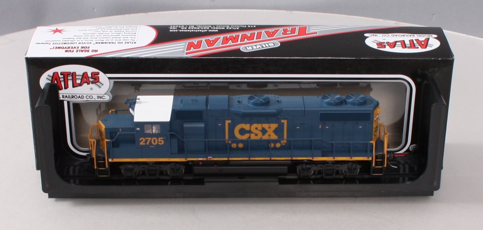 Atlas 10001747 HO CSX EMD GP38-2 Diesel Engine #2705