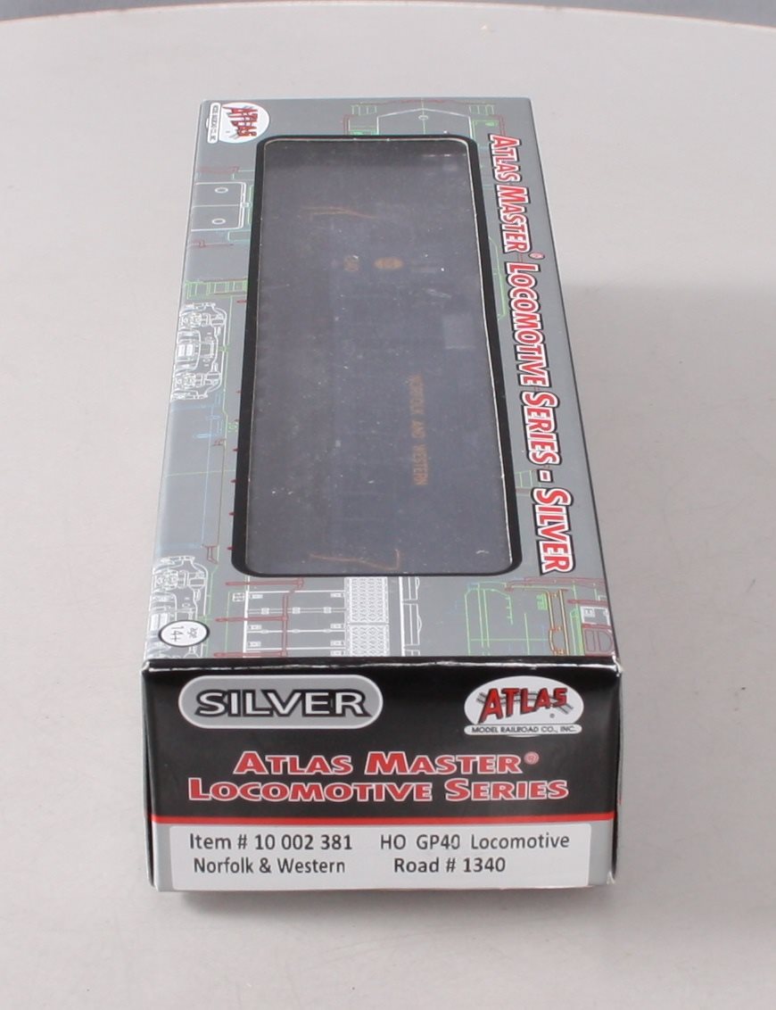 Atlas 10002381 HO Norfolk & Western GP40 High Nose Diesel Locomotive #1340