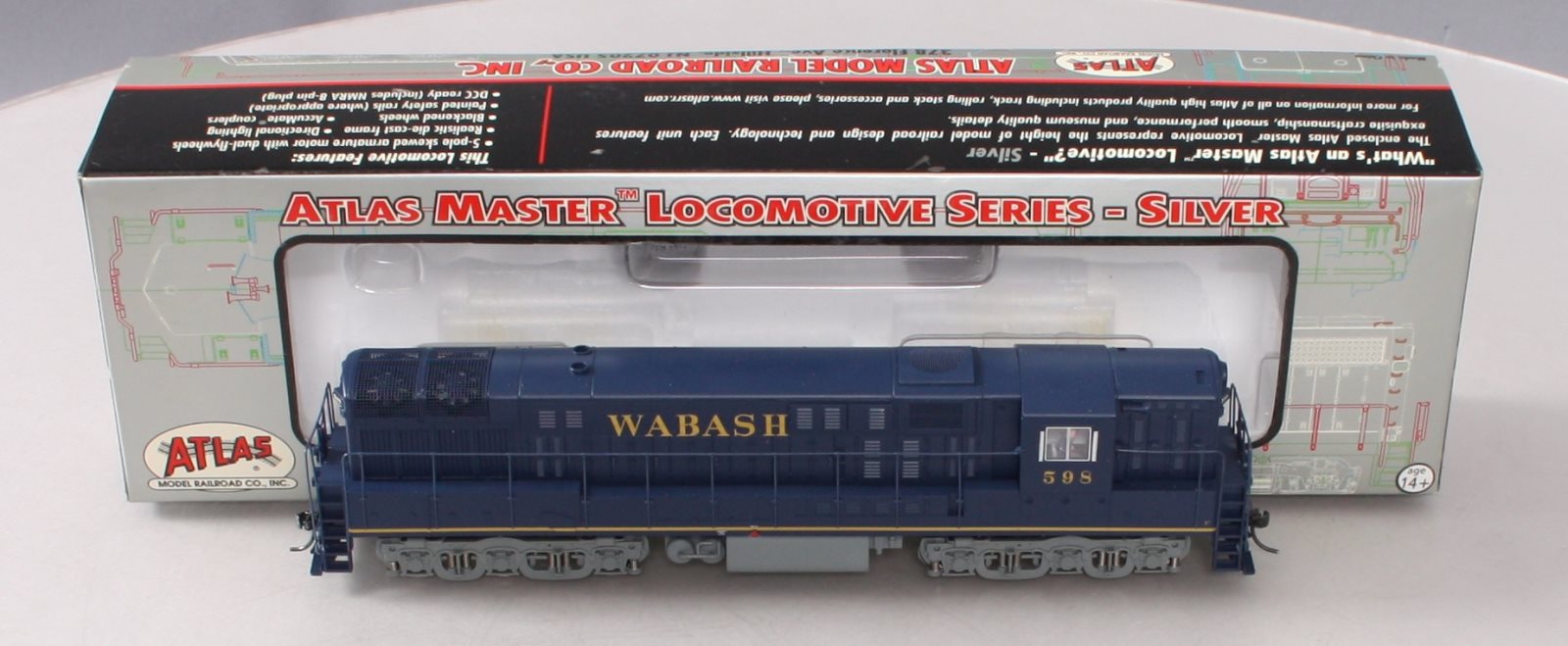 Atlas 7887 HO Trainmaster Phase 2, WAB #598